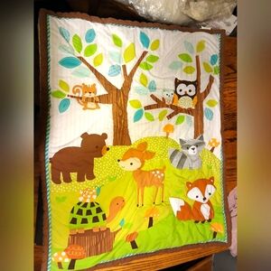 Woodland Creatures Baby Bedding Set